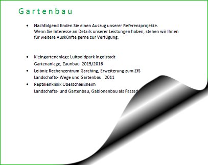 Zum Dokument Gartenbau ...
